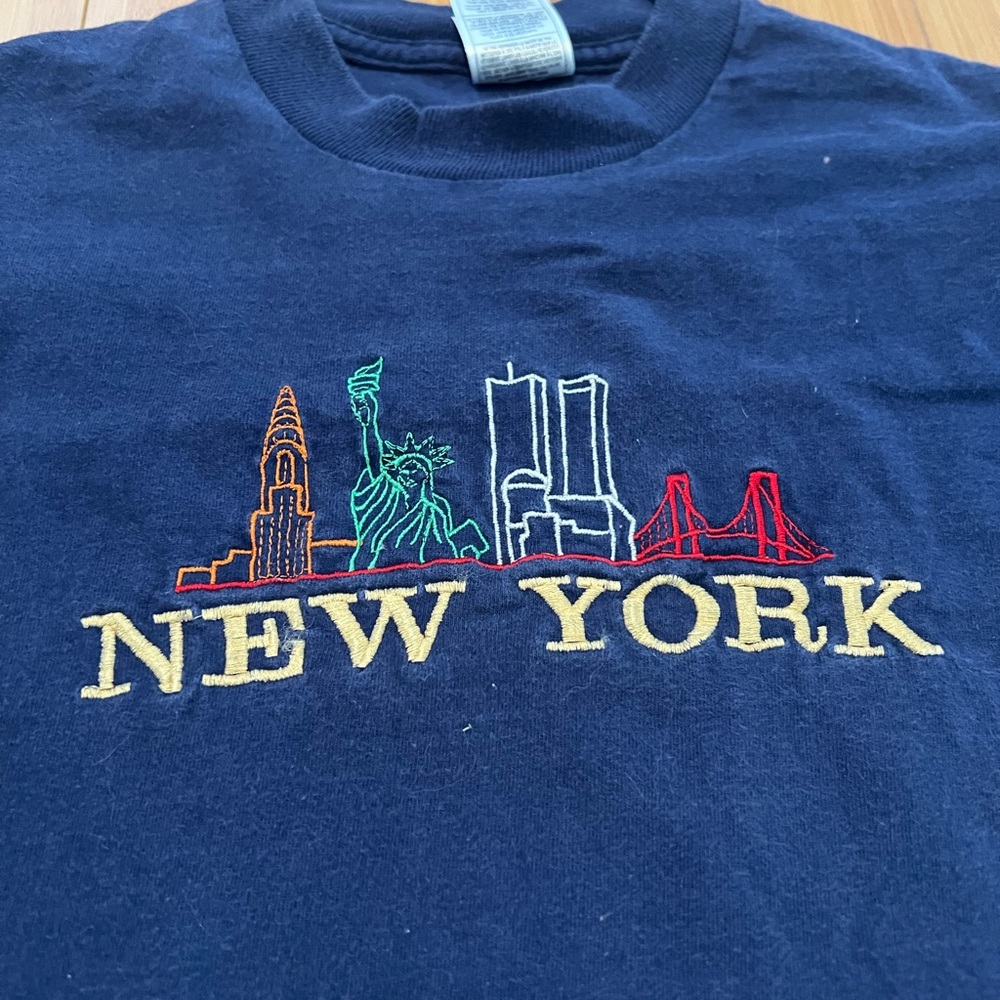 Vintage New York Embroidered Tee